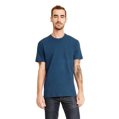 Next Level Apparel® Unisex Cotton Pocket Crew