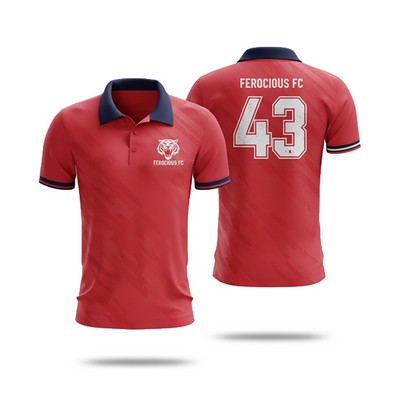 Sublimation UPF Mesh Performance Polo - Men, Women, Kids